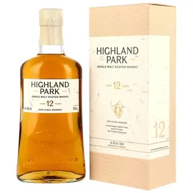 Highland Park 12 Years Old Single Malt Scotch 40% vol 0,7 l Geschenkbox