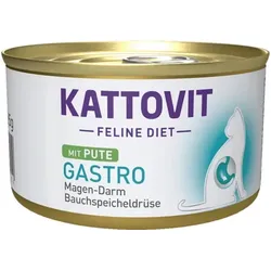 KATTOVIT Gastro Truthahn 85g für Katzen mit Magen-Darm-Erkrankungen