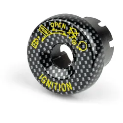 Dekokappe Zündschloss STR8 MBK / Yamaha Roller carbon look