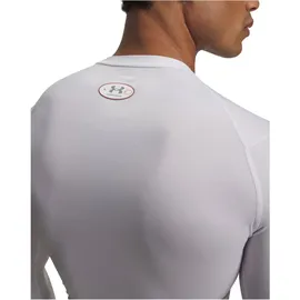 Under Armour HeatGear Elite Kompressionsshirt Herren Weiß XL