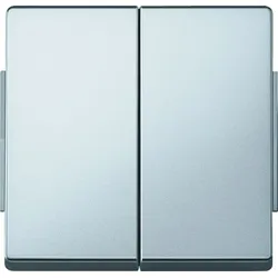 Merten Wippe 2t Schalter alu glänzend AQUADESIGN 343560 für Bussystem