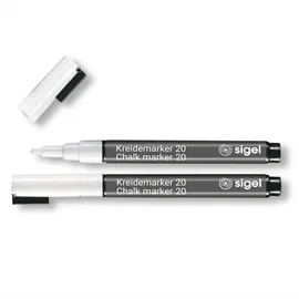 Sigel Kreidemarker 20 1,0 - 2,0 mm Weiß