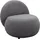 Home Affaire Sessel "Mithras II Cocktailsessel, organische Formensprache, Solitär Sessel", grau