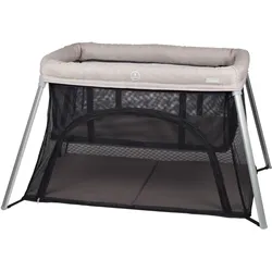 Baby-Reisebett BABYGO "Dreams II, beige", Baby, Gr. Liegefläche B/L: 50cm x 80cm, kein Härtegrad, beige, Aluminium, Melange, Polyester, Babybetten, faltbar