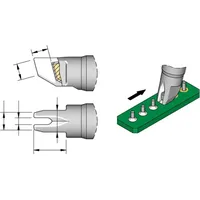 Jbc Lötspitze Serie C245 Sondertypen, C245751/3,0 x 3,0 mm,