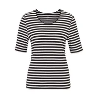 Joy Sportswear T-Shirt »ALLISON« Joy Sportswear white/black stripes