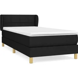 vidaXL Boxspringbett 100 x 200 cm Schwarz
