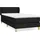 vidaXL Boxspringbett 100 x 200 cm Schwarz