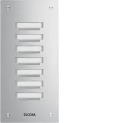 Elcom 5207280 KVM-7/1 Klingelplatte 7/1 UP ESTA
