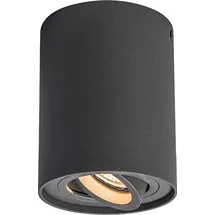 QAZQA Smarter Aufbauspot dunkelgrau kippbar inkl. Wifi GU10 - Rondoo up