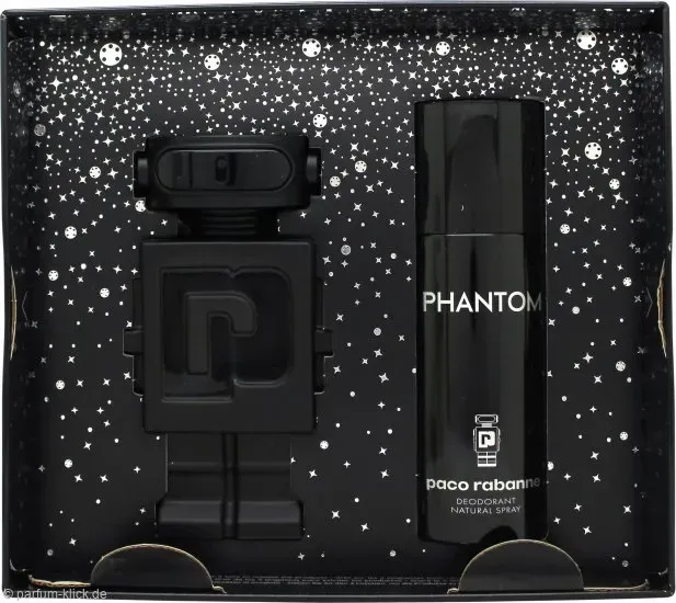 Paco Rabanne Phantom Parfum Geschenkset 100ml EDP + 150ml Deodorant Spray