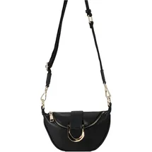 Seidenfelt Manufaktur Sonka Beltbag black/gold