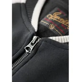 Superdry Damen. College Bomberjacke aus Jersey mit Schriftzug-Grafik schwarz 42 - 42