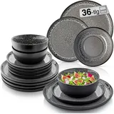 sänger Sydney Tafelservice 36-tlg. dunkelgrau