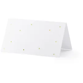 Partydeco Tischkarten Punkte 9,5x5,5cm 10 Stück