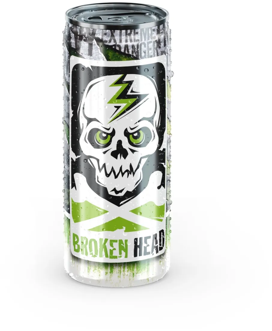 12 x Broken Head Energy Drink (Inkl. 3,00? Pfand)