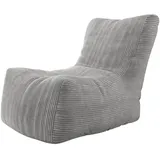 Mirjan24 Sitzsack, Grau, Rechteckig, 80x90x100 cm, Wohnzimmer, Hocker, Sitzsäcke, XXL Sitzsäcke