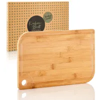 Bambuswald Bambus Schneidebrett 1 Stück 28 x 18,5 cm Holz
