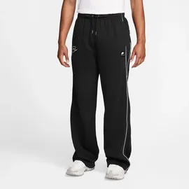 Nike Air Fleece Open Hem Jogginghose Schwarz XL