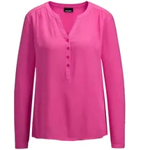 GOLDNER Elegante Viskosebluse mit V-Ausschnitt pink 44