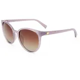 le specs. ARMADA Damen-Sonnenbrille Vollrand Rund Kunststoff-Gestell, Lila