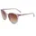 le specs. ARMADA Damen-Sonnenbrille Vollrand Rund Kunststoff-Gestell, Lila