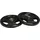 sportnow Hantelscheiben 2 x 15 KG Tri-Grip gummierte Olympiascheiben schwarz