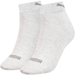 2er Pack PUMA Quarter Socken Damen white 35-38