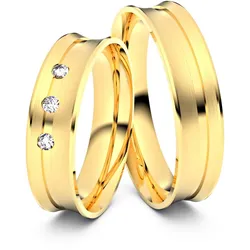 Trauringe Gera 750er Gelbgold - 7390