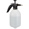 Drucksprüher 2 Liter, einstellbare Messingdüse, Wasser & Unkrautvernichter, Sprühflasche Garten, weiß/schwarz