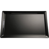 APS 79007 Tablett Friendly Tray (GN 1/2), schwarz, hergestellt auf gebrauchtem Plastik, 100% umweltschonend, 32,5 x 26,5 cm