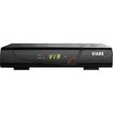 VIARK Sat 4K UHD H.265 2160p DVB-S2X Multistream Receiver LAN WLAN Schwarz