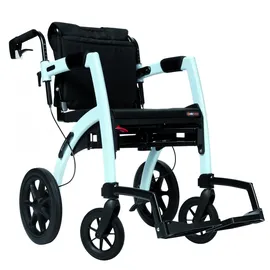 Rollz Motion 2.1 Rollator und Rollstuhl faltbar blau