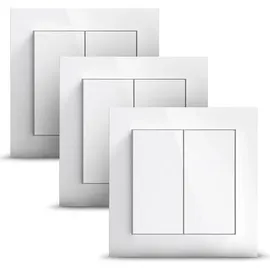 Senic Friends of Hue Smart Switch glanz weiß glänzend, Schaltaktor, 3er-Pack (4260476940231)