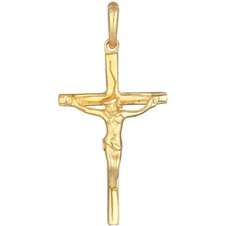 Elli Kreuz Kruzifix Religion 925 Silber Charms & Kettenanhänger   Damen 