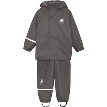 CelaVi Shirt & Hose CELAVI "Regenoverall CEMagic", Jungen, Gr. 150, grau, Obermaterial: 100% Polyester PES., Overalls