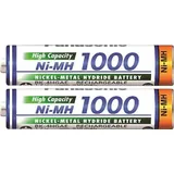 2 x Ersatz Akku 1,2 V Panasonic AAA  für Telefon Telekom Sinus