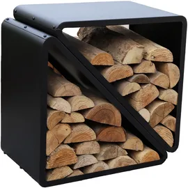 Westmann Kaminholzregal 57 x 36 x 56 cm schwarz