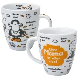 SHEEPWORLD Kaffeetasse 0,5 l Weiß