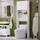 SoBuy Badezimmerschrank 65 x 20 x 182 cm Weiß MDF