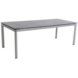 Royal Garden MWH Alutapo Dining 220x95x74cm Aluminium/HPL Silber,