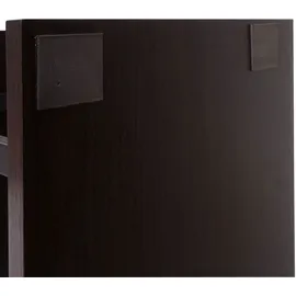 Mendler Bücherregal HWC-A27 Standregal 183 x 80 x 5 cm Dunkelbraun