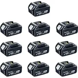 Makita 10er Pack 18v Li-Ion LXT 3.0 Ah Akkus mit Ladestandsanzeige BL1830B MAKITA