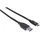 Manhattan USB-A auf USB-C 1,0 m Schwarz