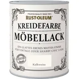 Rust-Oleum Kreidefarbe Möbellack Kalkweiß Matt 750 ml