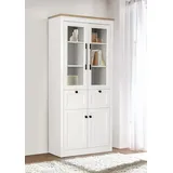 OTTO home Standvitrine Rigny 79 x 39 x 180 cm Weiß