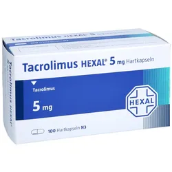 Tacrolimus Hexal 5 mg Hartkapseln 100 St