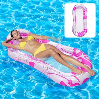 Aufblasbare Wasserhängematte: Pool-Luftmatratze für entspannte Stunden