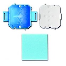 Montageset Busch-axcent flat -Beton, 3-fach