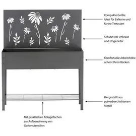 Dehner Bretagne 115 x 143 x 27 cm Schwarz